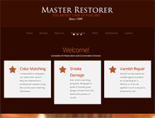Tablet Screenshot of masterrestorer.com